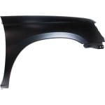 Front Fender Right (Passenger) for Nissan Frontier 1998-2000, Primed (Ready to Paint), 2WD (Two-Wheel Drive), Without Molding Holes, Replacement