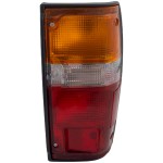 Tail Light Assembly for Toyota 4Runner 1984-1989, Right (Passenger) Side, with Black Trim, Replacement