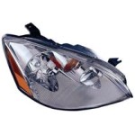 Right (Passenger) Headlight Assembly for 2002 - 2004 Nissan Altima, Includes Parking/Signal Lights and High-Intensity Discharge, Composite,  260103Z725, Replacement