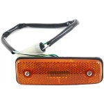 Front Side Marker Light Assembly for Toyota Celica (1982-1985) and Supra (1986), Left (Driver), On Fender Side, Replacement