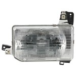 Headlight Assembly for 1987-1995 Nissan Pathfinder, Left (Driver), Halogen, Composite Type, Replacement