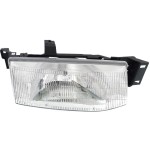 Headlight Assembly for Ford Escort 1991-1996, Right (Passenger) Side, Halogen, Replacement