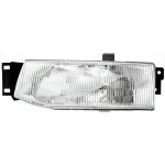 Headlight Assembly for Ford Escort 1991-1996, Left (Driver), Halogen, Replacement
