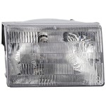 Headlight Assembly for Jeep Grand Cherokee 1993-1998, Right (Passenger), Halogen, fits Canada/USA Built Vehicle, Replacement