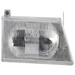 Headlight Assembly for Ford Econoline Van 1997-2007, Right (Passenger), Halogen, Composite Type, Replacement