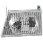 Headlight Assembly for Ford Econoline Van 1997-2007, Left (Driver), Halogen, Composite Type, Replacement