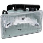 Headlight Assembly for Dodge Dakota 1991-1996, Left (Driver) Side, Halogen, with Aero Package, Replacement