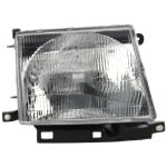 Headlight Assembly for Toyota Tacoma 1997-2000, Right (Passenger), Halogen, Composite, 2WD (Two-Wheel Drive)/ (1998-2000 4WD (Four-Wheel Drive)), Replacement