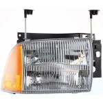 Headlight Assembly for Chevrolet Blazer 1995-1997, Right (Passenger) Side, Composite, Halogen, Replacement