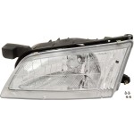 Headlight Assembly for Nissan Altima 1998-1999, Left (Driver), Halogen, Replacement