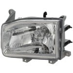 Headlight Assembly for Nissan Pathfinder 1999-2004, Left (Driver), Halogen, From 12-1998, Replacement