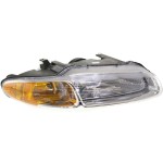 Headlight Assembly for Chrysler Sebring Convertible 1996-2000, Right (Passenger) Side, Halogen, Replacement