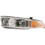 Headlight Assembly for Mitsubishi Galant 1999-2001, Left (Driver) Side, Halogen, Replacement