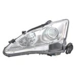 Headlight Assembly for Lexus IS250/IS350 2009-2010, Left (Driver), Halogen, Excludes C Model, CAPA-Certified Replacement