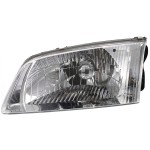 Headlight Assembly for Mazda 626 2000-2002, Left (Driver), Halogen, without Bracket, Replacement