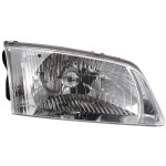 Headlight Assembly for MAZDA 626 2000-2002, Right (Passenger), Halogen, Without Bracket, Replacement