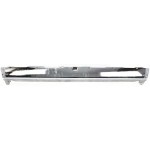 Step Bumper Face Bar for Toyota 4Runner 1990-1995, Without Pad, With Pad Provision, Without Mounting Bracket, Chrome, Excluding 15X7 Wheels Type, Excluding Spare Tire Provision, Replacement