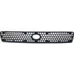 Textured Black Plastic Grille for 1996-1997 Toyota RAV4 with Shell and Insert, Replacement