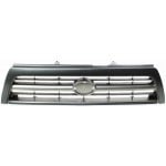 Grille for Toyota 4Runner 1996-1998 Models, Painted Gray Shell and Insert, Fits 4-Cylinder/6-Cylinder Engines, Replacement