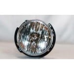 Left (Driver) Headlight Assembly for 2007 - 2018 Jeep Wrangler, Front Headlight Assembly Replacement Housing/Lens/Cover, Composite; 55078149AD, Replacement.