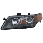 Headlight for Acura TSX 2004-2005 Left (Driver), Lens and Housing, Xenon, without HID Kit, Replacement