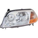 Headlight Lens and Housing for 2001-2003 Acura MDX, Left (Driver), Replacement