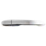 Front Exterior Door Handle for Chevrolet Impala 2006-2022, Buick LaCrosse 2005-2022, Right (Passenger) Side, Chrome, without Keyhole, Plastic Material, Replacement