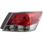 Tail Light Assembly for Honda Accord Sedan, Right (Passenger) Side, Fits 2008-2012 Models, Replacement