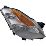Headlight Assembly for Nissan Altima Coupe 2008-2009, Right (Passenger) Side, Halogen, Replacement