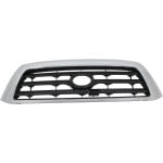 Grille for 2007-2009 Toyota Tundra, Chrome Shell with Painted Black Insert, Without Sport Package, SR5 Model, Replacement