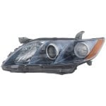 Headlight Lens and Housing for Toyota Camry Hybrid Model, Left (Driver), 2007-2009, Built in Japan, Replacement