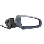 Power Mirror for Audi A4 2002-2008, Right (Passenger) Side, Manual Folding, Heated, Paintable, without Memory, Replacement