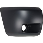 Front Bumper End Right (Passenger) for Chevrolet Silverado 1500 (2007-2013), Primed (Ready to Paint), Face Bar Cap, with Fog Light Hole, Excludes 2007 Classic Model, Replacement (CAPA Certified)