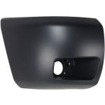 Front Bumper End Right (Passenger) for Chevrolet Silverado 1500 (2007-2013), Primed (Ready to Paint), Face Bar Cap, with Fog Light Hole, Excludes 2007 Classic Model, Replacement (CAPA Certified)