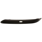 Front Bumper Molding Left (Driver) for Chrysler 300 2005-2010, Bumper Strip, Black Crystal, Plastic, with Headlight Hole, 6.1L Engine, Replacement