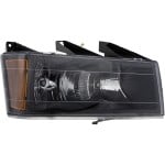 Headlight Assembly for Chevrolet Colorado 2004-2012, Right (Passenger), Halogen, Black Interior, without Xtreme Package, Replacement