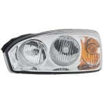 Headlight Assembly for Chevrolet Malibu 2004-2008, Left (Driver), Composite Construction, Halogen, Replacement
