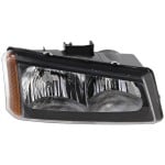 Headlight Assembly for Chevrolet Silverado 2003-2006, Right (Passenger) Side, Halogen, Fluted Reflector, Includes 2007 Classic, Replacement