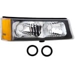 Signal Light for Chevrolet Avalanche 2003-2006/ Silverado 2003-2006, Right (Passenger), Lens and Housing, Includes 2007 Classic, Replacement