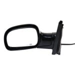Power Mirror for Dodge Caravan 2001-2007, Left (Driver) Side, Manual Folding, Heated, Paintable, Replacement
