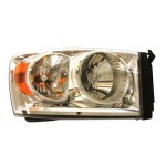 Headlight Assembly for Dodge Full Size Pickup 2007 - 2009, Right (Passenger), Halogen, Fits All Cab Types, CAPA-Certified, Replacement