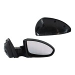 Car Mirror for Chevrolet Cruze 2011-2015 and Cruze Limited 2016 - Right (Passenger) Side, Power Control, Manually Folding, Non-Heated, Paintable, Replacement
