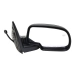 Power Mirror for Chevrolet Silverado/GMC Sierra 2000-2002, Right (Passenger) Side, Non-Towing, Manual Folding, Heated, Paintable, with Puddle Light, without Memory and Signal Light, Replacement
