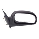 Manual Adjust, Manual Folding Mirror for Chevrolet Trailblazer 2002-2009, Right (Passenger), Non-Heated, Textured, Replacement