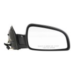 Power Mirror for Saturn Aura 2007-2009/Chevrolet Malibu 2008-2012, Right (Passenger), Manual Folding, Non-Heated, Paintable, Replacement