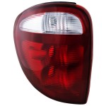 Tail Light Lens and Housing for 2001-2003 Chrysler Town and Country/Dodge Caravan, Left (Driver) Side, Replacement