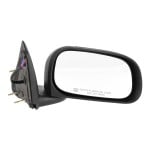 Power Mirror for Dodge Dakota (2005-2011), Mitsubishi Raider (2006-2009), Right (Passenger) Side, Manual Folding, Heated, Textured, 6 x 9 in., Replacement