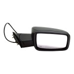 Right (Passenger) Side Manual Folding, Non-Towing Mirror for Dodge RAM 1500 Pickup 2009-2013, RAM 2500 Pickup 2010-2012, Power Heated, Textured, without Memory, Puddle Light and Signal Light, Replacement