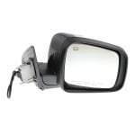 Power Mirror for Dodge Durango 2011-2018, Right (Passenger), Manual Folding, Heated, Paintable, without Auto Dimming, Blind Spot Detection, Memory, and Signal Light, Replacement