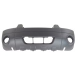Front Bumper Cover for Ford Escape 2005-2007, Textured, with Fog Light Holes, XLT/Hybrid, Without Fender Flares, Replacement